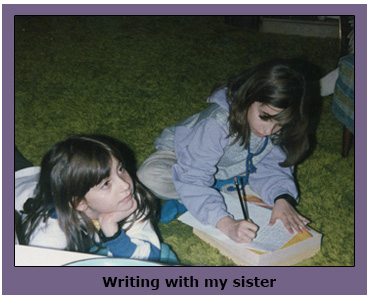 Writing with my sister