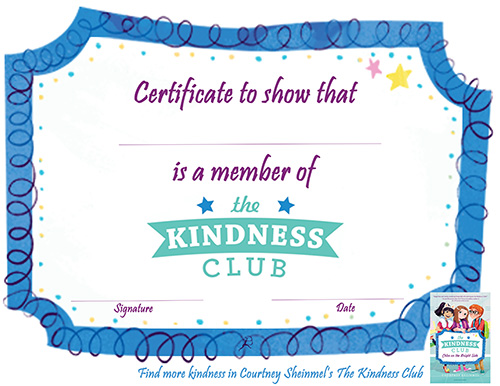 Kindness Certificate