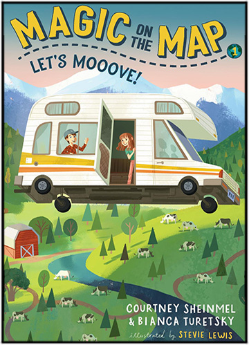 Magic on the Map Let's Mooove by Courtney Sheinmel and Bianca Turetsky